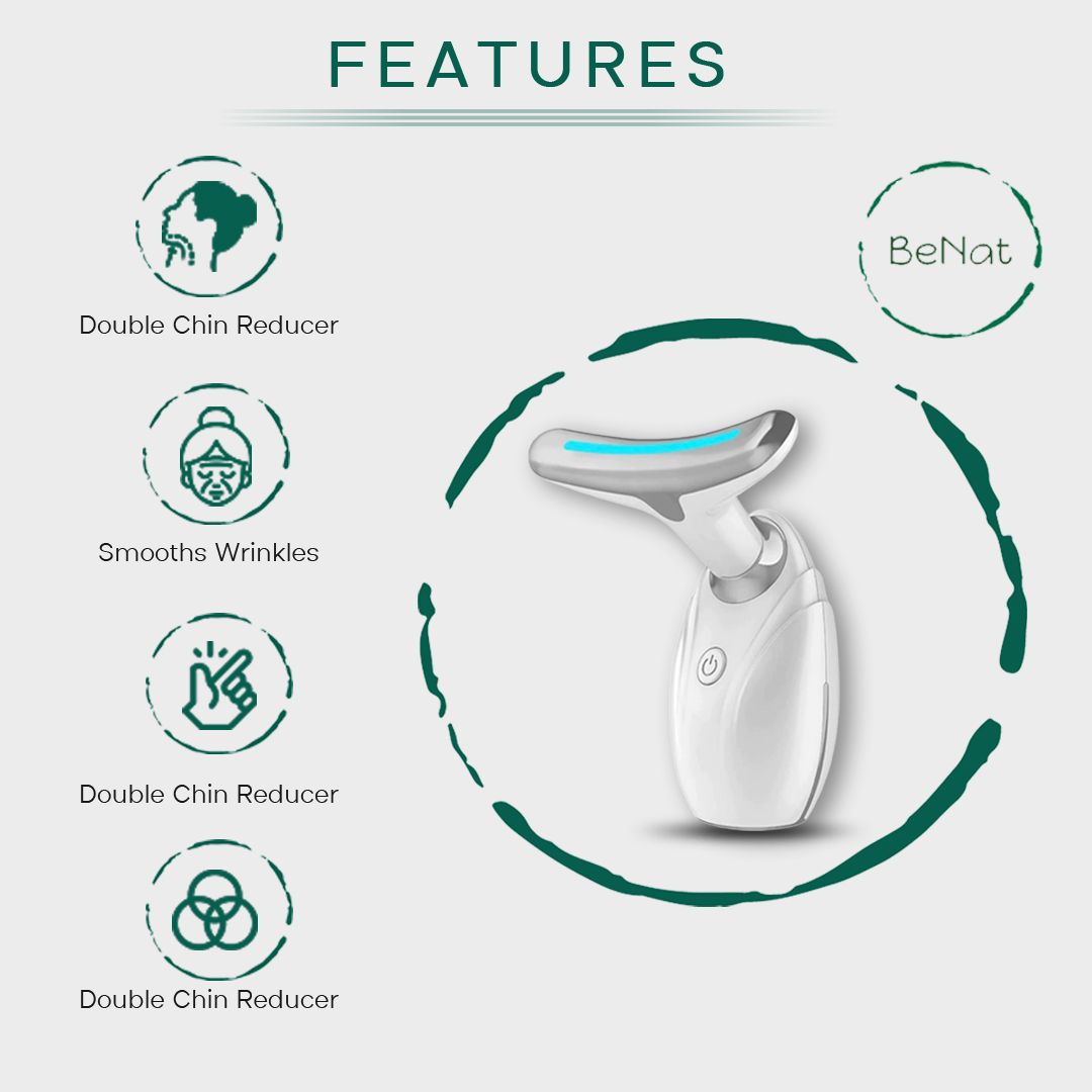Neck & Face Lifting LED Therapy Device - Anti-Aging Wrinkle Remover & Double Chin Reducer Massager-Neck & Face Lifting LED Therapy Device - Anti-Aging Wrinkle Remover & Double Chin Reducer Massager