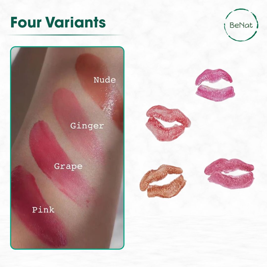 Lip & Cheek Bloom 2 in 1 Natural Lipstick & Blush - Long Lasting Hydrating Multi-Tasking Tinted Balm by BeNat-Lip & Cheek Bloom 2 in 1 Natural Lipstick & Blush - Long Lasting Hydrating Multi-Tasking Tinted Balm by BeNat