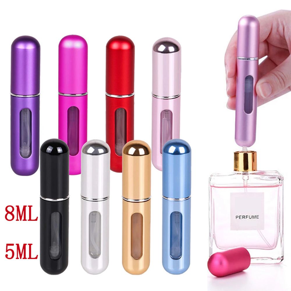 Refillable Mini Perfume Bottle Portable Cosmetic Bottle Spray Bottle Atomizer Spray Container Travel Refillable Bottles 5ml 8ml-Refillable Mini Perfume Bottle Portable Cosmetic Bottle Spray Bottle Atomizer Spray Container Travel Refillable Bottles 5ml 8ml