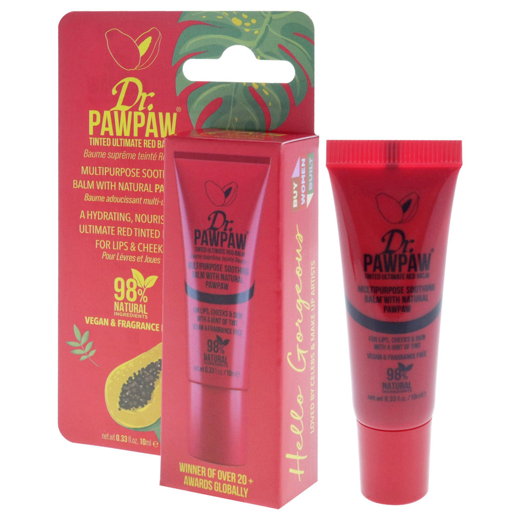 Multipurpose Tinted Balm - Ultimate Red by Dr. PawPaw for Women - 0.33 oz Makeup-Multipurpose Tinted Balm - Ultimate Red by Dr. PawPaw for Women - 0.33 oz Makeup
