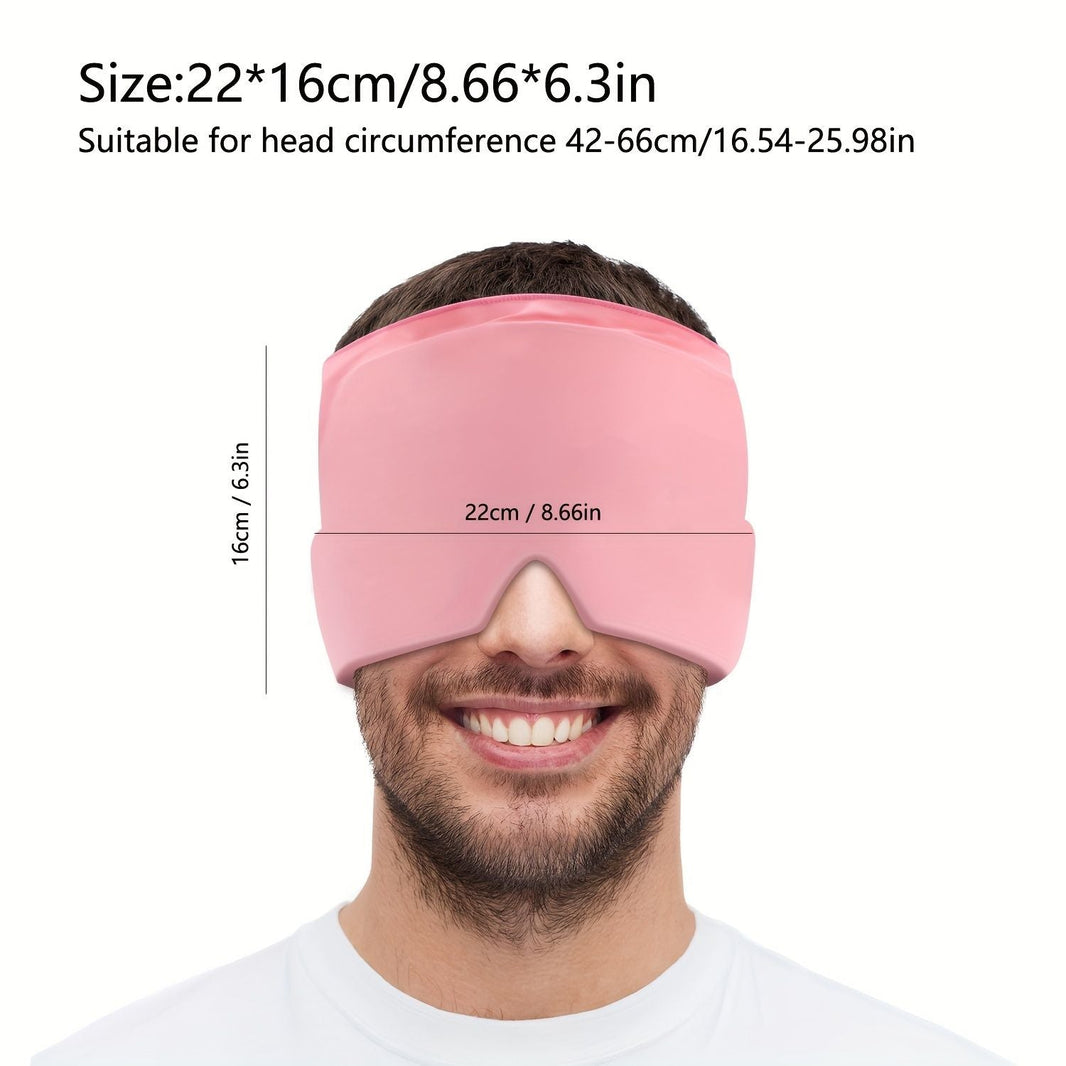 Cooling Head Gel relaxation Cap, Hot & Cold relaxation Hat, Cool Ice Head Wrap Ice Pack Mask, Cold Compress Products, Comfortable & Stretchy Ice Pack With Hot And Cold-Cooling Head Gel relaxation Cap, Hot & Cold relaxation Hat, Cool Ice Head Wrap Ice Pack Mask, Cold Compress Products, Comfortable & Stretchy Ice Pack With Hot And Cold