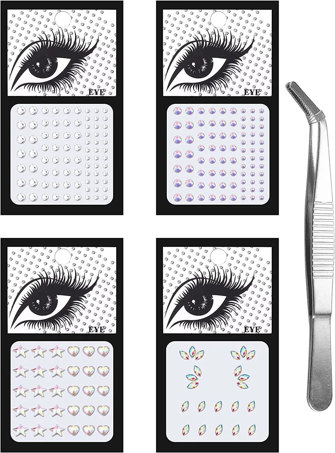 Besteel Face Gems Face jewels Stick on Eye Jewels Face Rhinestones for Makeup Eye Body Nail Face Gems Rhinestone Stickers for Women-Besteel Face Gems Face jewels Stick on Eye Jewels Face Rhinestones for Makeup Eye Body Nail Face Gems Rhinestone Stickers for Women
