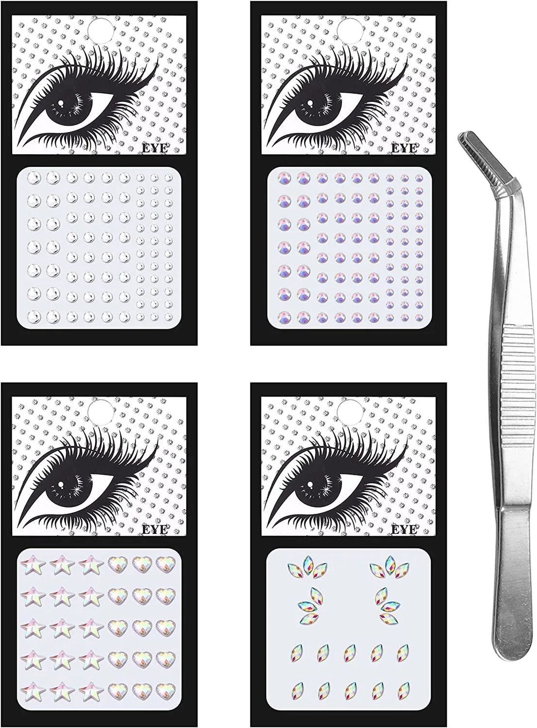 Besteel Face Gems Face jewels Stick on Eye Jewels Face Rhinestones for Makeup Eye Body Nail Face Gems Rhinestone Stickers for Women-Besteel Face Gems Face jewels Stick on Eye Jewels Face Rhinestones for Makeup Eye Body Nail Face Gems Rhinestone Stickers for Women