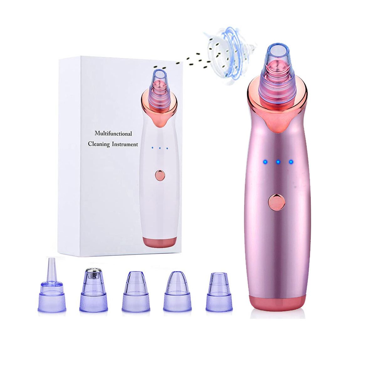 Rejuvenate Your Skin - Blackhead Remover Vacuum - Facial Pore Vacuum Extractor Electric Pore Cleaner-Rejuvenate Your Skin - Blackhead Remover Vacuum - Facial Pore Vacuum Extractor Electric Pore Cleaner