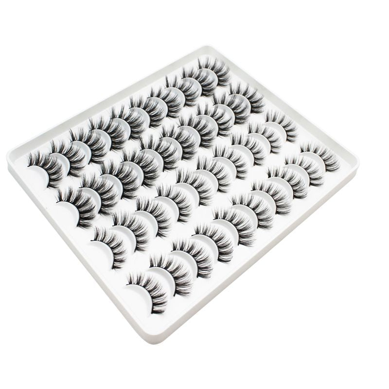 20 Pairs Mink Lashes Natural False Eyelashes Dramatic Volume Fake Lashes Soft Thick Long Eyelashes Wispy Makeup Extension 2022-20 Pairs Mink Lashes Natural False Eyelashes Dramatic Volume Fake Lashes Soft Thick Long Eyelashes Wispy Makeup Extension 2022