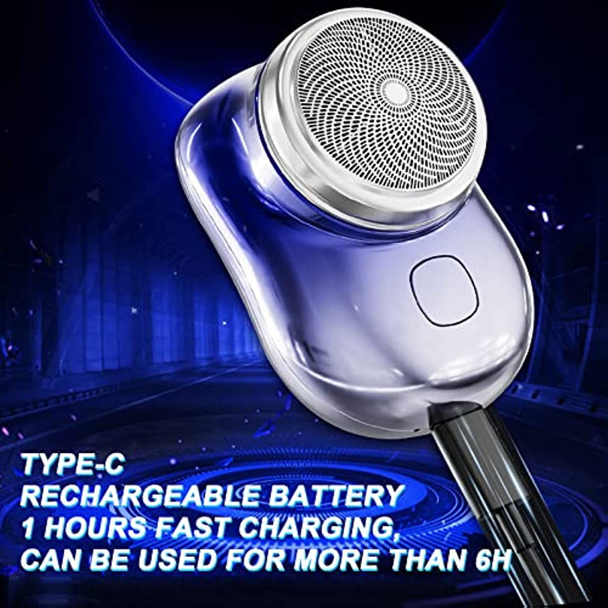 Electric Razor for Men; Mini-Shave Portable Electric Shaver; Pocket Size Portable Shaver -Wet and Dry Mens Razor USB Rechargeable Shaver Charging Easy One-Button Use for Home; Car; Travel (A-Black)-Electric Razor for Men; Mini-Shave Portable Electric Shaver; Pocket Size Portable Shaver -Wet and Dry Mens Razor USB Rechargeable Shaver Charging Easy One-Button Use for Home; Car; Travel (A-Black)