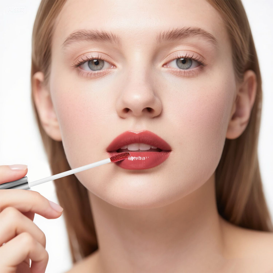 Long-Lasting Hydrating Lip Gloss, Moisturizing Non-Sticky Lip Tint with Hyaluronic Acid for Plumping Finish-Long-Lasting Hydrating Lip Gloss, Moisturizing Non-Sticky Lip Tint with Hyaluronic Acid for Plumping Finish