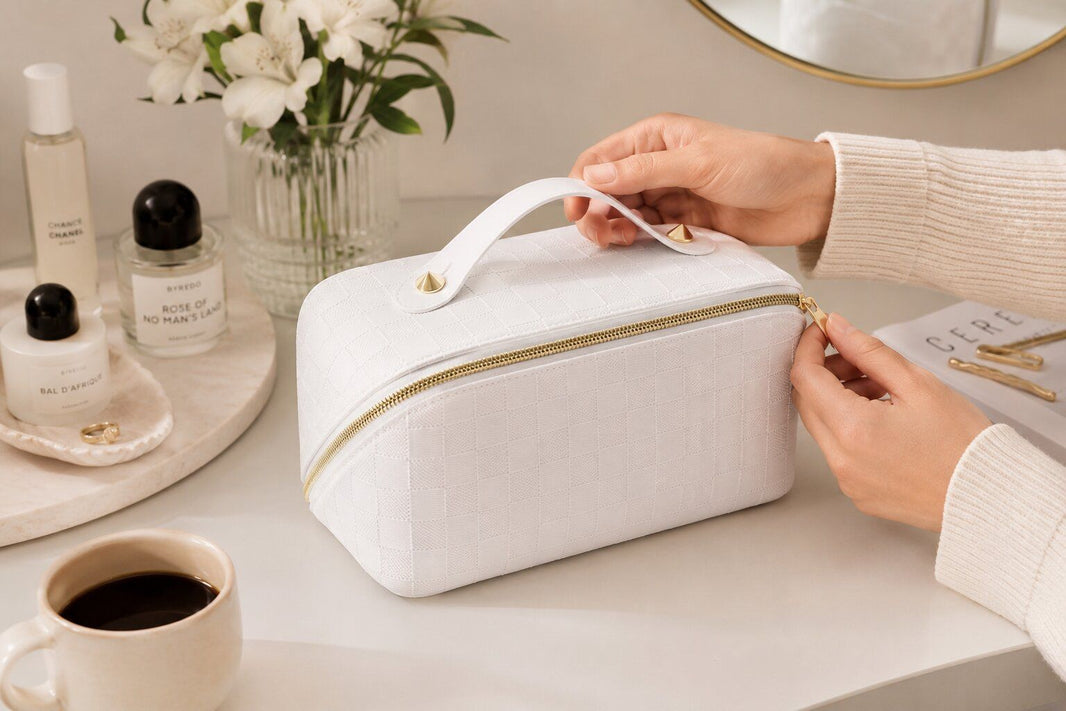 Expandable Makeup Bag-Expandable Makeup Bag