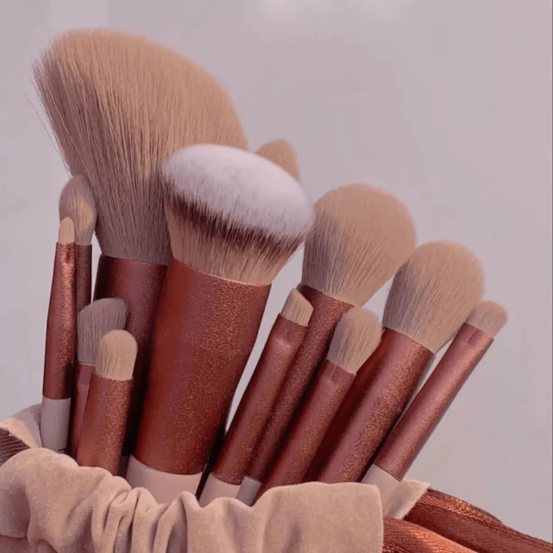 13 PCS Makeup Brushes Set Eye Shadow Foundation Women Cosmetic Brush Eyeshadow Blush Powder Blending Beauty Soft Make Up Tools-13 PCS Makeup Brushes Set Eye Shadow Foundation Women Cosmetic Brush Eyeshadow Blush Powder Blending Beauty Soft Make Up Tools
