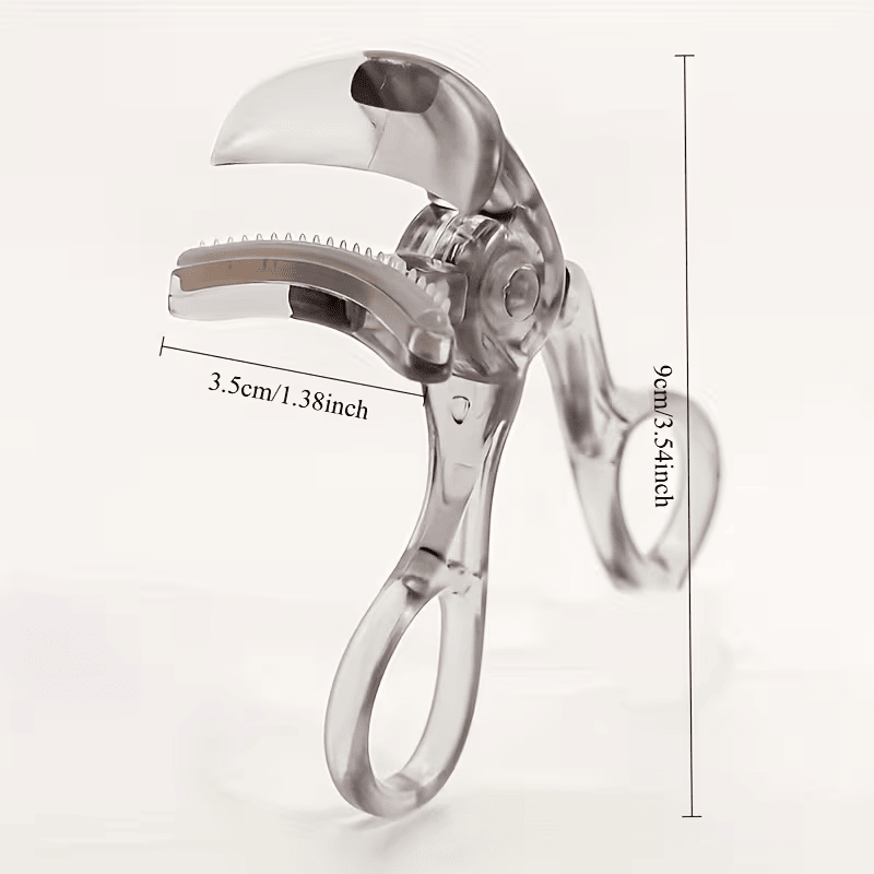 Portable wide-angle eyelash curler with built-in comb - suitable for all eye shapes, easy to use, battery-free, ideal for beginners-Portable wide-angle eyelash curler with built-in comb - suitable for all eye shapes, easy to use, battery-free, ideal for beginners