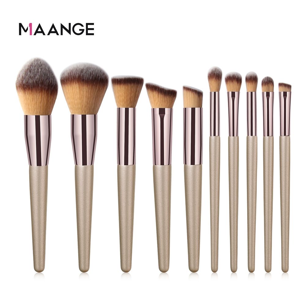 10pcs Set Makeup Brushes Tool Set Cosmetic Powder Eye Shadow Foundation Blush Blending Beauty Maquiagem Beauty Kit for Party-10pcs Set Makeup Brushes Tool Set Cosmetic Powder Eye Shadow Foundation Blush Blending Beauty Maquiagem Beauty Kit for Party