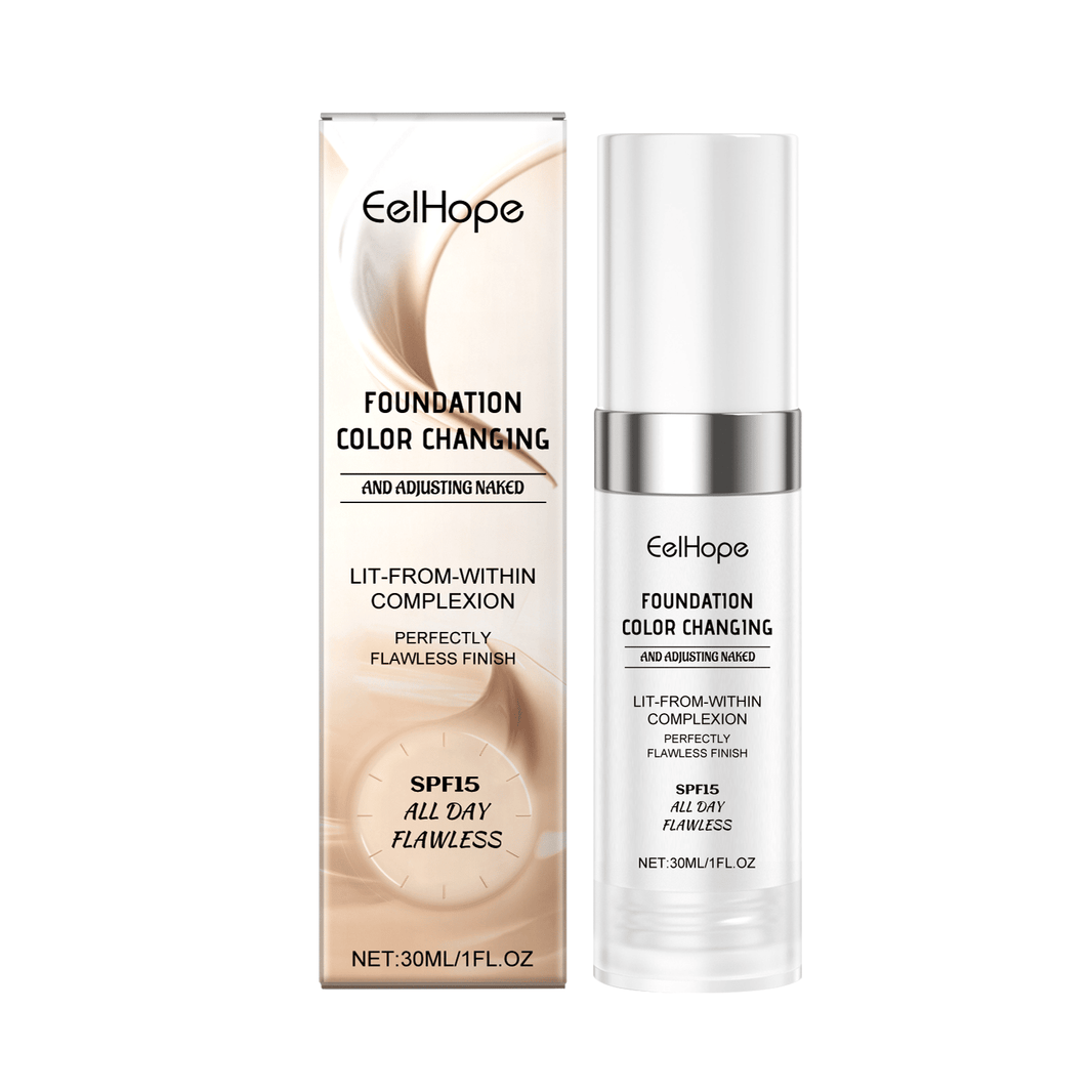 Eelhope Warm Change Concealer Foundation Naturally Moisturizes Face With A Light And Long-Lasting Moisturizing Foundation-Eelhope Warm Change Concealer Foundation Naturally Moisturizes Face With A Light And Long-Lasting Moisturizing Foundation