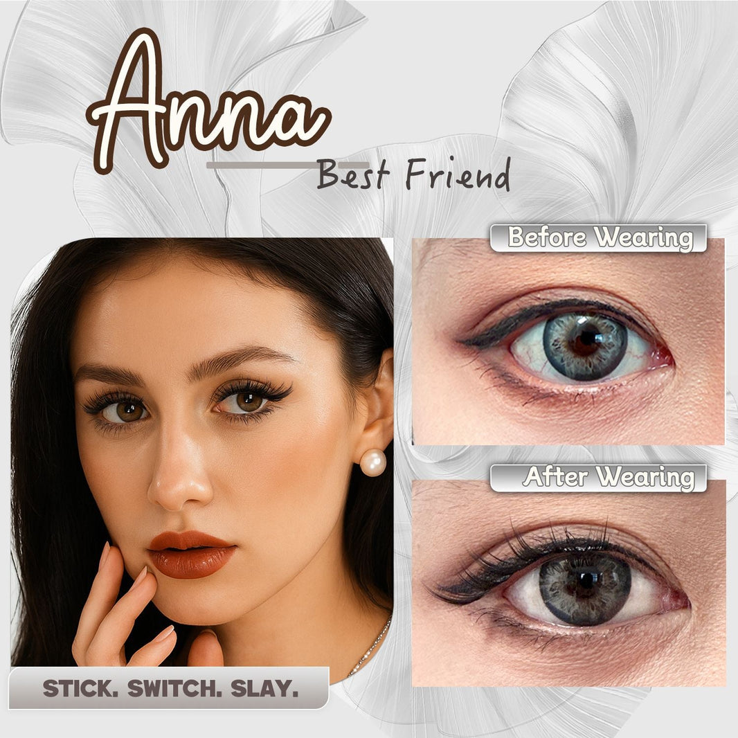 AYCUE #ANNA# Self-adhesive Lash Clusters C Curl 10-14mm 60 Clusters Glue-free Eyelashes Extensions for Natural Look Easy Application Lightweight & Reusable Cosmetic-AYCUE #ANNA# Self-adhesive Lash Clusters C Curl 10-14mm 60 Clusters Glue-free Eyelashes Extensions for Natural Look Easy Application Lightweight & Reusable Cosmetic