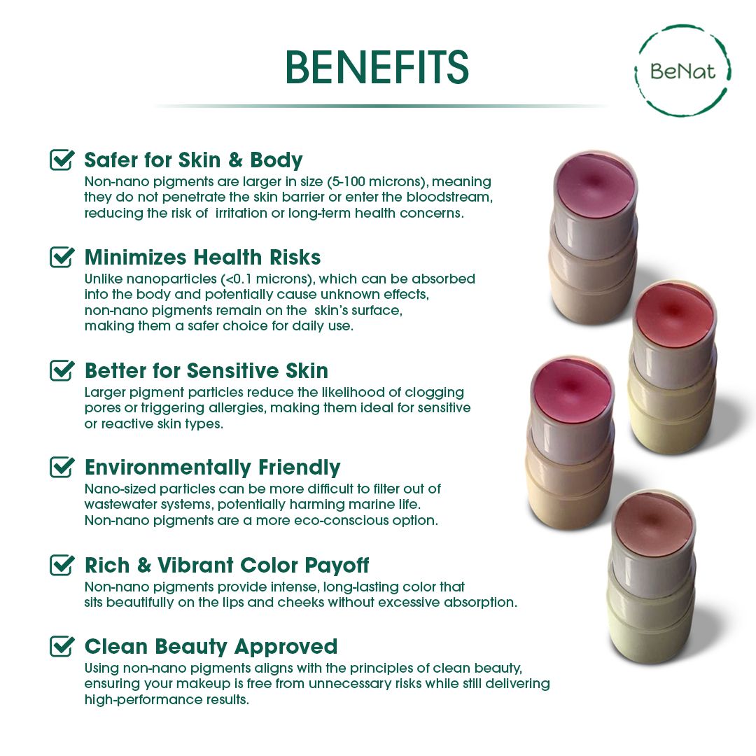 Lip & Cheek Bloom 2 in 1 Natural Lipstick & Blush - Long Lasting Hydrating Multi-Tasking Tinted Balm by BeNat-Lip & Cheek Bloom 2 in 1 Natural Lipstick & Blush - Long Lasting Hydrating Multi-Tasking Tinted Balm by BeNat