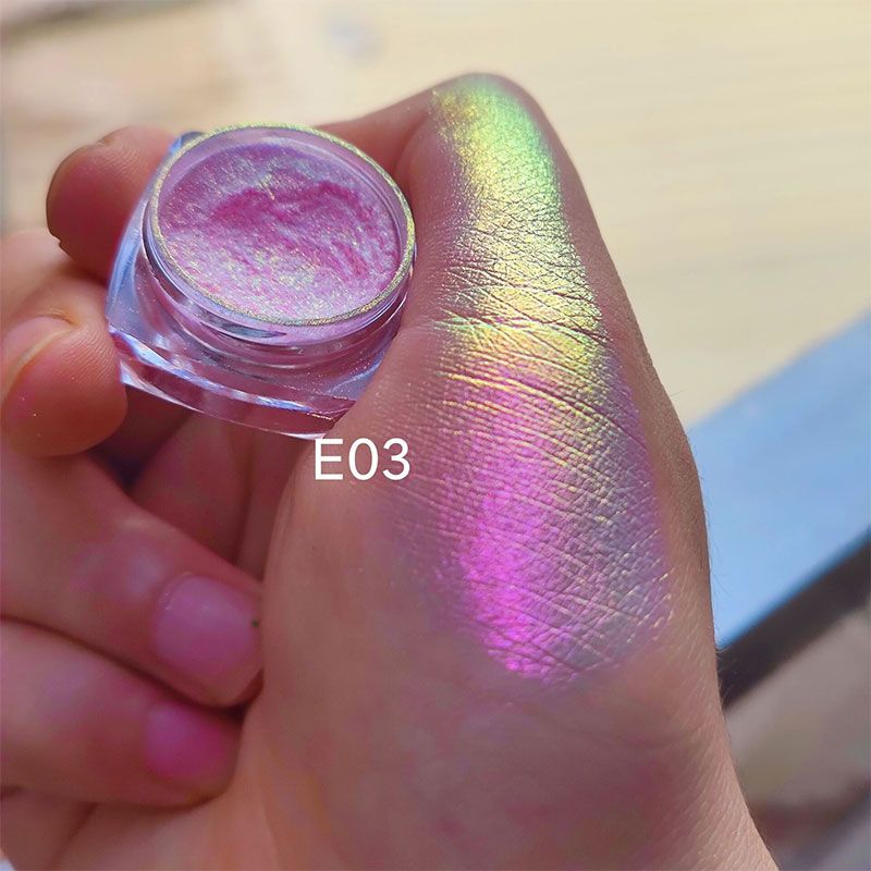 MultiChrome Shifting Pigments Chameleon Eyeshadow Duochrome Chameleon Eyeshadow Infinite Chrome Shining Eyeshadow Net 0.2g-MultiChrome Shifting Pigments Chameleon Eyeshadow Duochrome Chameleon Eyeshadow Infinite Chrome Shining Eyeshadow Net 0.2g