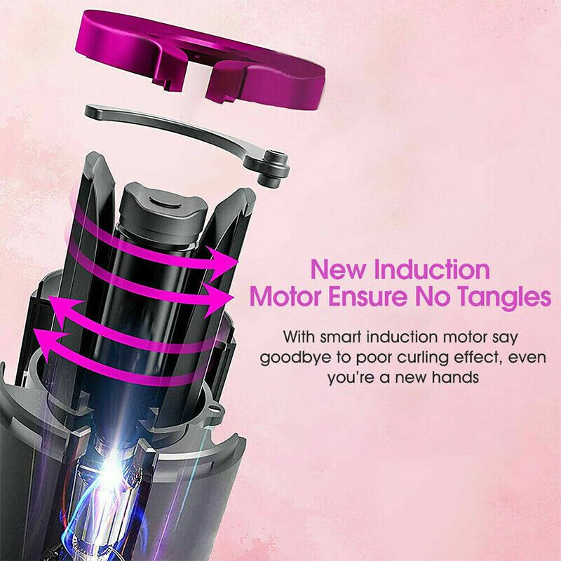 Hair Curler LCD Cordless Auto Rotating Waver Curling Iron Ceramic Wireless USA-Hair Curler LCD Cordless Auto Rotating Waver Curling Iron Ceramic Wireless USA