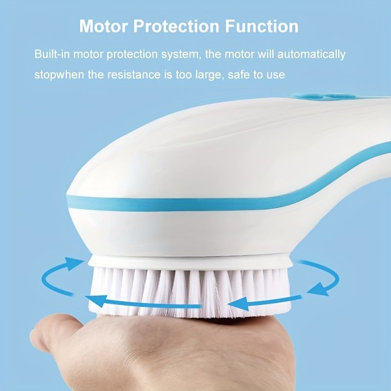Luxurious Electric Bath Shower Brush: Pamper Yourself with a Relaxing Massage & Exfoliation!-Luxurious Electric Bath Shower Brush: Pamper Yourself with a Relaxing Massage & Exfoliation!