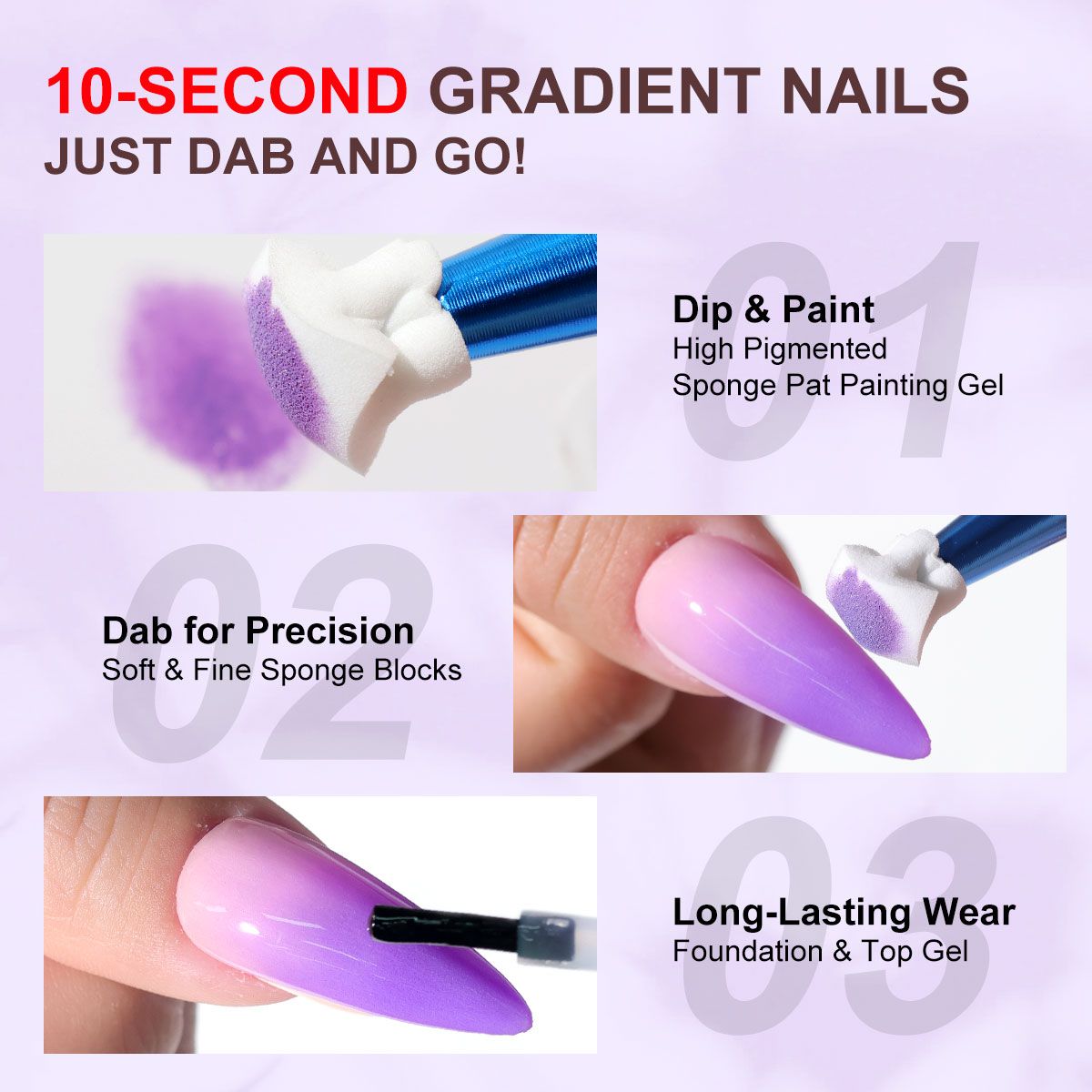Limegirl Gradient Painting Gel, 9 Bright Colors Ombre GelNail Polish for Pigment Pat Nails Nails French ManicureSoak Off UV Set-Limegirl Gradient Painting Gel, 9 Bright Colors Ombre GelNail Polish for Pigment Pat Nails Nails French ManicureSoak Off UV Set