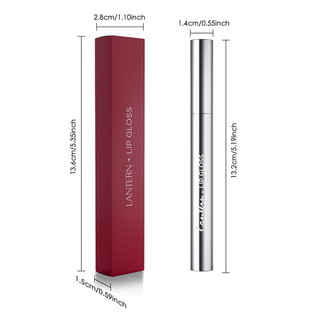Long-Lasting Hydrating Lip Gloss, Moisturizing Non-Sticky Lip Tint with Hyaluronic Acid for Plumping Finish-Long-Lasting Hydrating Lip Gloss, Moisturizing Non-Sticky Lip Tint with Hyaluronic Acid for Plumping Finish