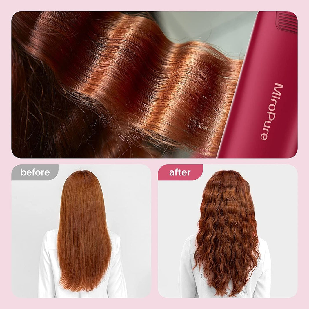 Hair Waver Iron Beach Waver Wand Hair Crimper Hair Waver Barrel Curling Iron 1 Inch PTC Heater Auto Shut-Off Adjustable Easy Shap Long Lasting Heat Dual Voltage-Hair Waver Iron Beach Waver Wand Hair Crimper Hair Waver Barrel Curling Iron 1 Inch PTC Heater Auto Shut-Off Adjustable Easy Shap Long Lasting Heat Dual Voltage