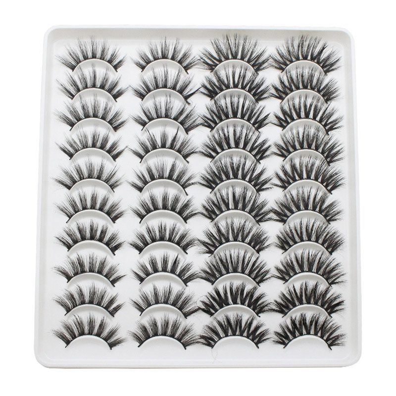20 Pairs Mink Lashes Natural False Eyelashes Dramatic Volume Fake Lashes Soft Thick Long Eyelashes Wispy Makeup Extension 2022-20 Pairs Mink Lashes Natural False Eyelashes Dramatic Volume Fake Lashes Soft Thick Long Eyelashes Wispy Makeup Extension 2022