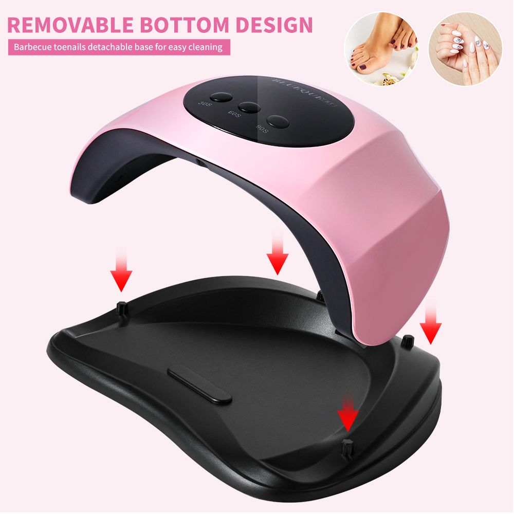UV Light for Nails, 24LED UV LED Nail Lamp for Gel Polish,Fast Nail Dryer with Automatic Sensor, 3 Timer Setting,Small and Portable, LED Nail Light for Fingernail andToenail gel deunias-UV Light for Nails, 24LED UV LED Nail Lamp for Gel Polish,Fast Nail Dryer with Automatic Sensor, 3 Timer Setting,Small and Portable, LED Nail Light for Fingernail andToenail gel deunias