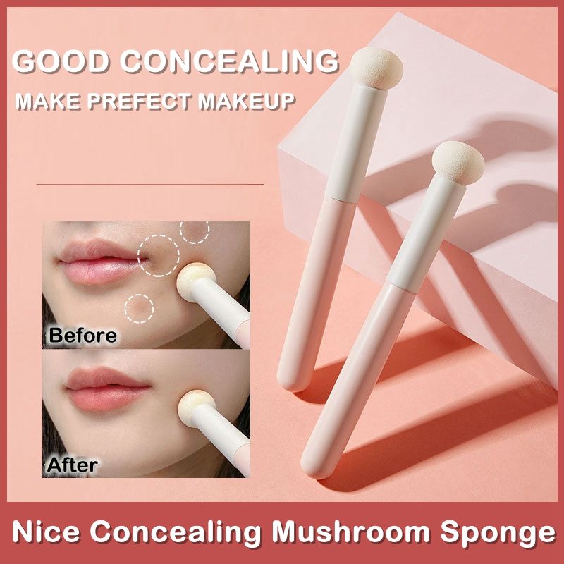 Nice Concealing Puff Mushroom Sponge Makeup Brush for Concealer Foundation Extension Beauty Cute Tool Women Salon Necessaries-Nice Concealing Puff Mushroom Sponge Makeup Brush for Concealer Foundation Extension Beauty Cute Tool Women Salon Necessaries