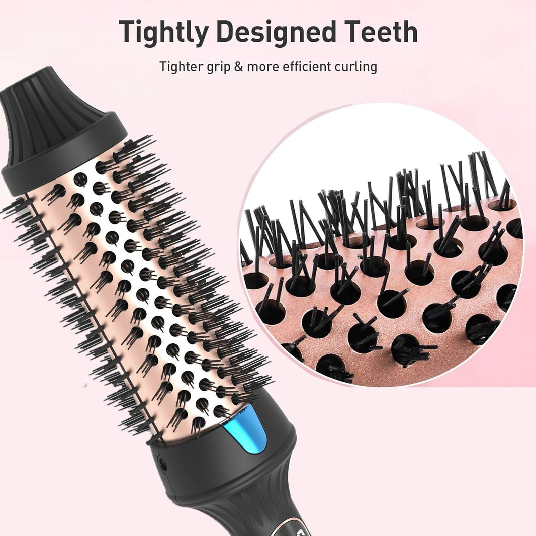 Thermal Brush Ceramic Hair Curler Comb 3 in 1 Thermal Curling Wand Double PTC Curling Brush Travel Hair Curler Combs Anti Scalding Curling Iron Ionic Hair Curler Straightener-Thermal Brush Ceramic Hair Curler Comb 3 in 1 Thermal Curling Wand Double PTC Curling Brush Travel Hair Curler Combs Anti Scalding Curling Iron Ionic Hair Curler Straightener