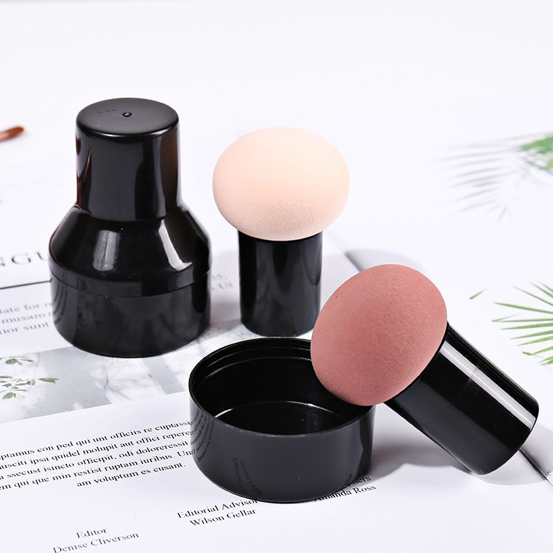 Mushroom Head Cosmetic Puff Foundation Makeup Sponge Powder Puff Smooth Sponge Multi- Function Dry &amp; Wet Beauty Makeup Tool-Mushroom Head Cosmetic Puff Foundation Makeup Sponge Powder Puff Smooth Sponge Multi- Function Dry &amp; Wet Beauty Makeup Tool
