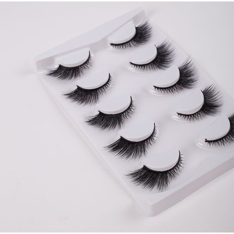New 5Pairs High Quality Faux Eyelashes Handmade 3D Winged Natural Long Lashes Soft Cat Eye Fake Eyelash For Eye Makeup Wholesale-New 5Pairs High Quality Faux Eyelashes Handmade 3D Winged Natural Long Lashes Soft Cat Eye Fake Eyelash For Eye Makeup Wholesale