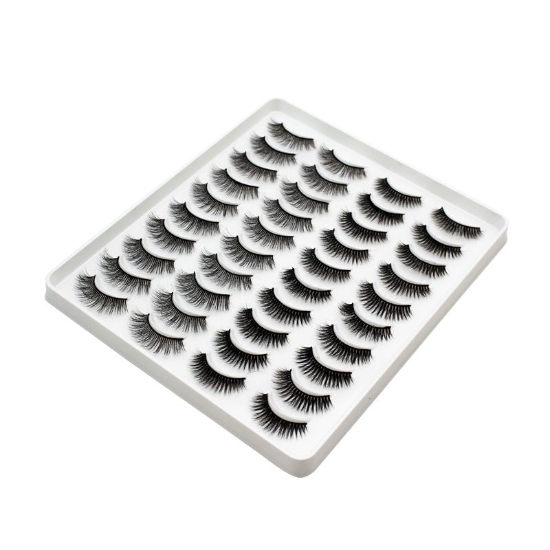 20 Pairs Mink Lashes Natural False Eyelashes Dramatic Volume Fake Lashes Soft Thick Long Eyelashes Wispy Makeup Extension 2022-20 Pairs Mink Lashes Natural False Eyelashes Dramatic Volume Fake Lashes Soft Thick Long Eyelashes Wispy Makeup Extension 2022