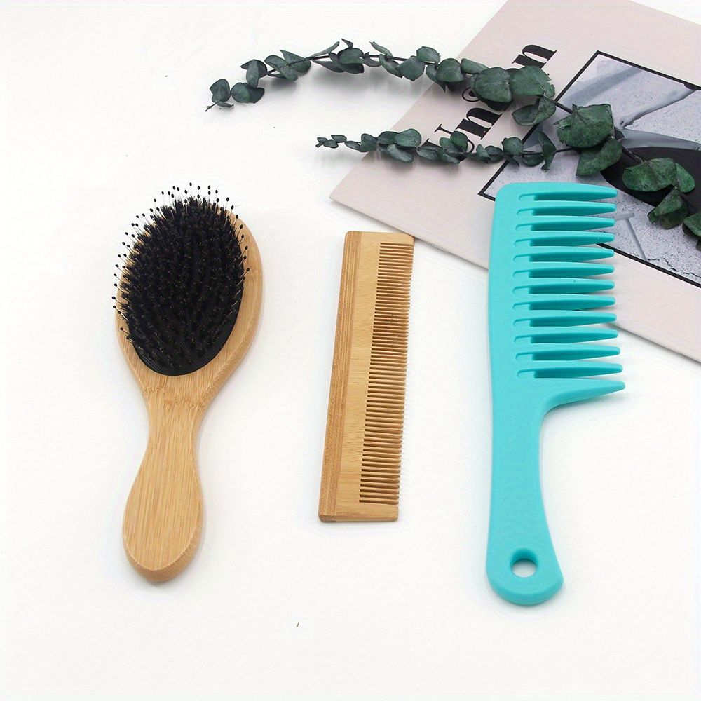 Hairdressing Comb Portable Detangling Hair Brush Fine Tooth Comb Wide Tooth Comb For Barber Salon Home Use-Hairdressing Comb Portable Detangling Hair Brush Fine Tooth Comb Wide Tooth Comb For Barber Salon Home Use