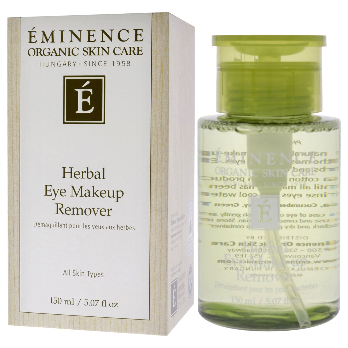 Herbal Eye Makeup Remover by Eminence for Unisex - 5.07 oz Makeup Remover-Herbal Eye Makeup Remover by Eminence for Unisex - 5.07 oz Makeup Remover