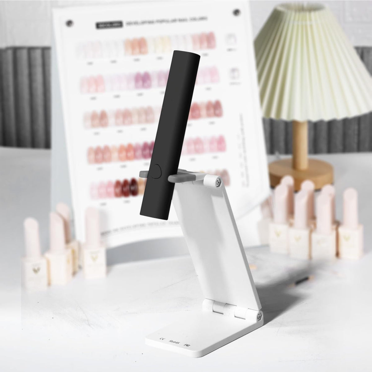 UV Light for Gel Nails, Mini U V LED Nail Lamp Handheld with Stand, Portable Nail Dryer Rechargeable USB Cordless for Fast Drying, Black-UV Light for Gel Nails, Mini U V LED Nail Lamp Handheld with Stand, Portable Nail Dryer Rechargeable USB Cordless for Fast Drying, Black