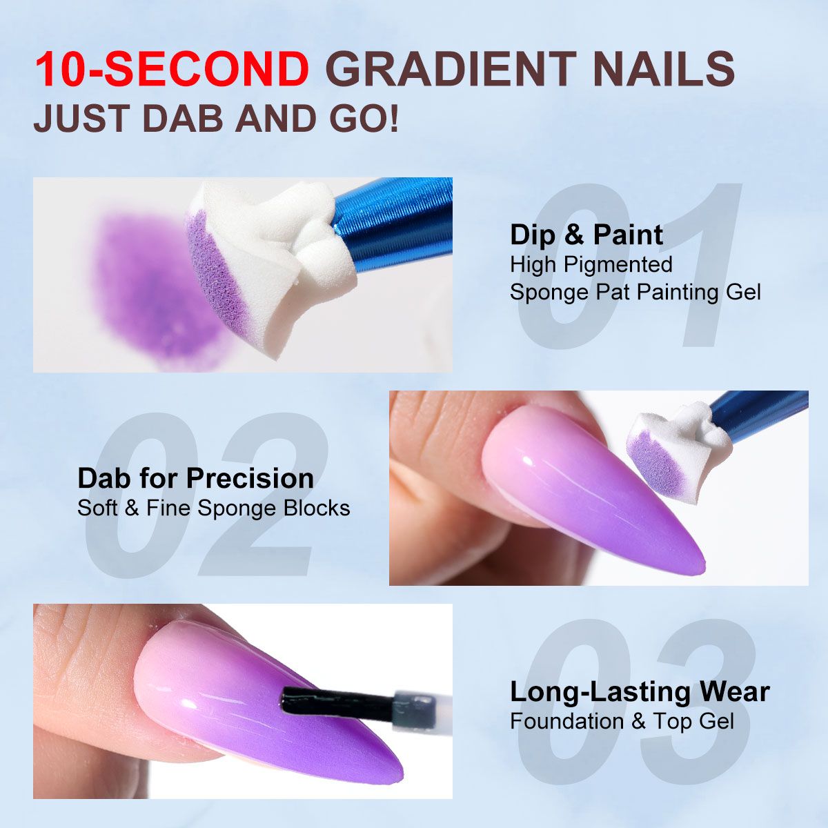 Limegirl Gradient Painting Gel, 9 Bright Colors Ombre GelNail Polish for Pigment Pat Nails Nails French ManicureSoak Off UV Set-Limegirl Gradient Painting Gel, 9 Bright Colors Ombre GelNail Polish for Pigment Pat Nails Nails French ManicureSoak Off UV Set