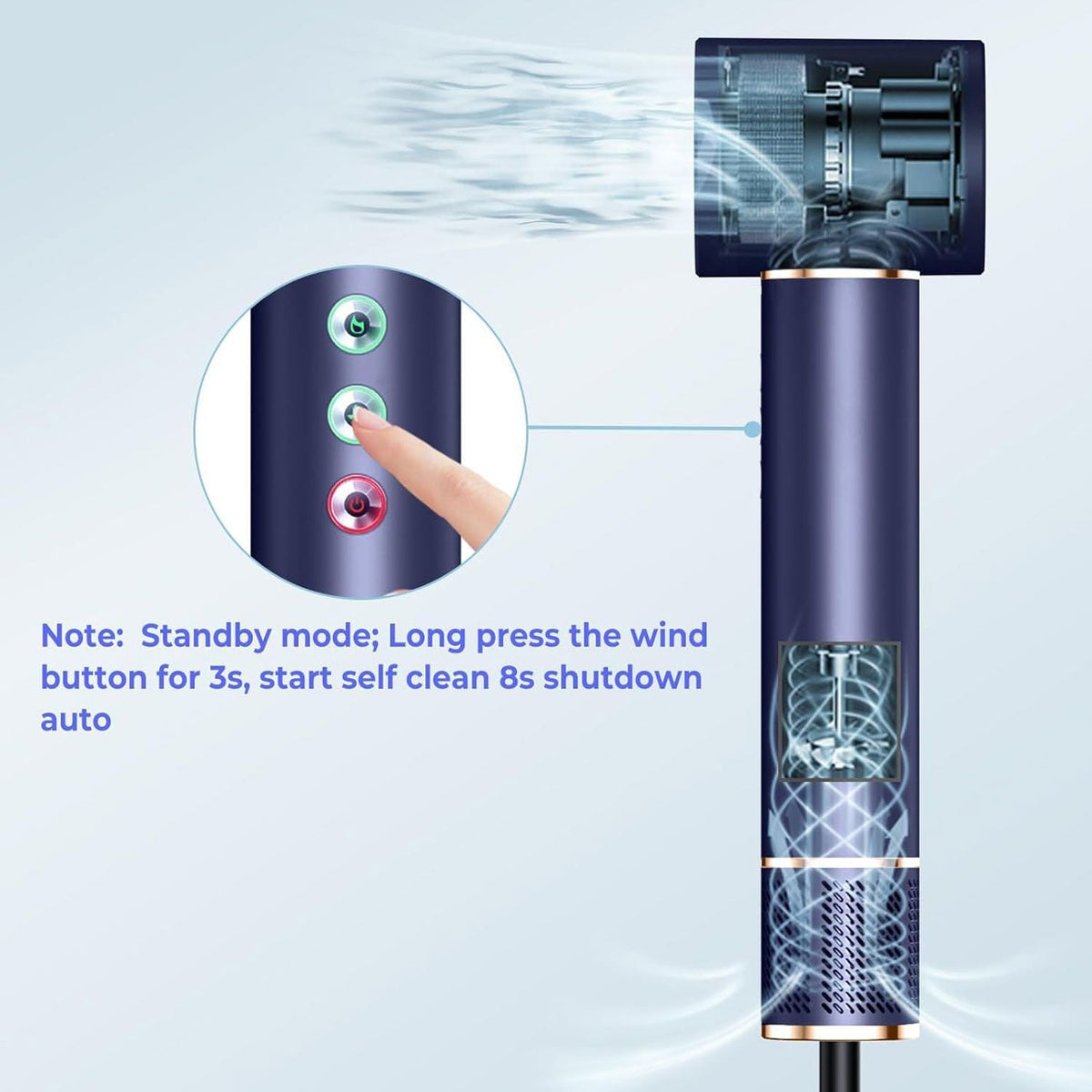Professional Hair Dryer Brush 110000RPM High Speed Hair Dryer 5 In 1 Hair Styler Hot Air Brush Negative Ions Blow Dryer Brush Automatic Curling Iron Air Curler-Professional Hair Dryer Brush 110000RPM High Speed Hair Dryer 5 In 1 Hair Styler Hot Air Brush Negative Ions Blow Dryer Brush Automatic Curling Iron Air Curler
