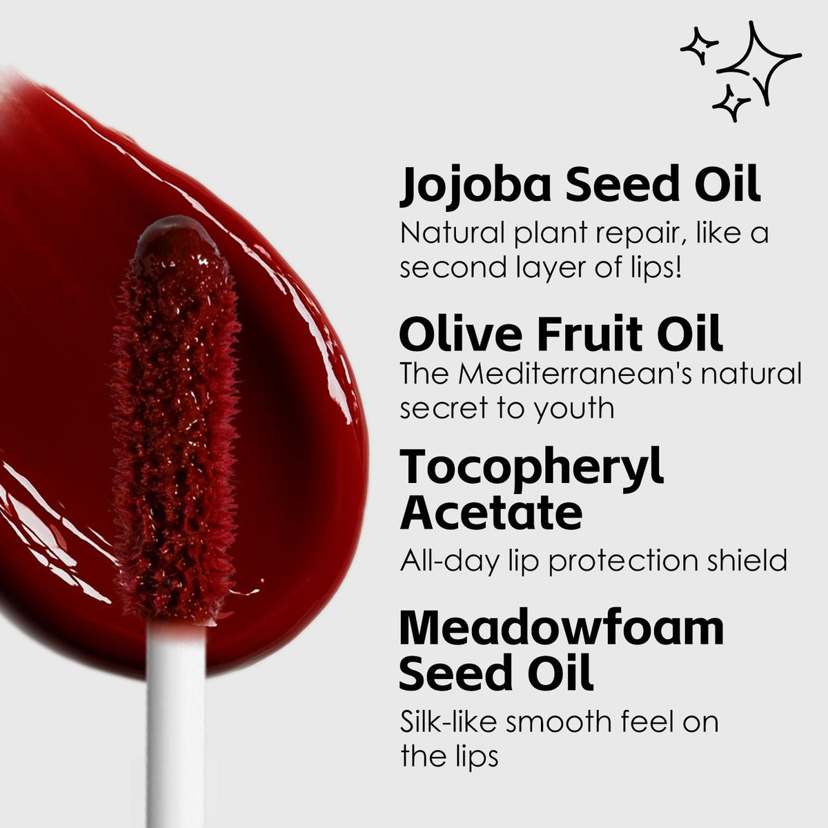 Long-Lasting Hydrating Lip Gloss, Moisturizing Non-Sticky Lip Tint with Hyaluronic Acid for Plumping Finish-Long-Lasting Hydrating Lip Gloss, Moisturizing Non-Sticky Lip Tint with Hyaluronic Acid for Plumping Finish