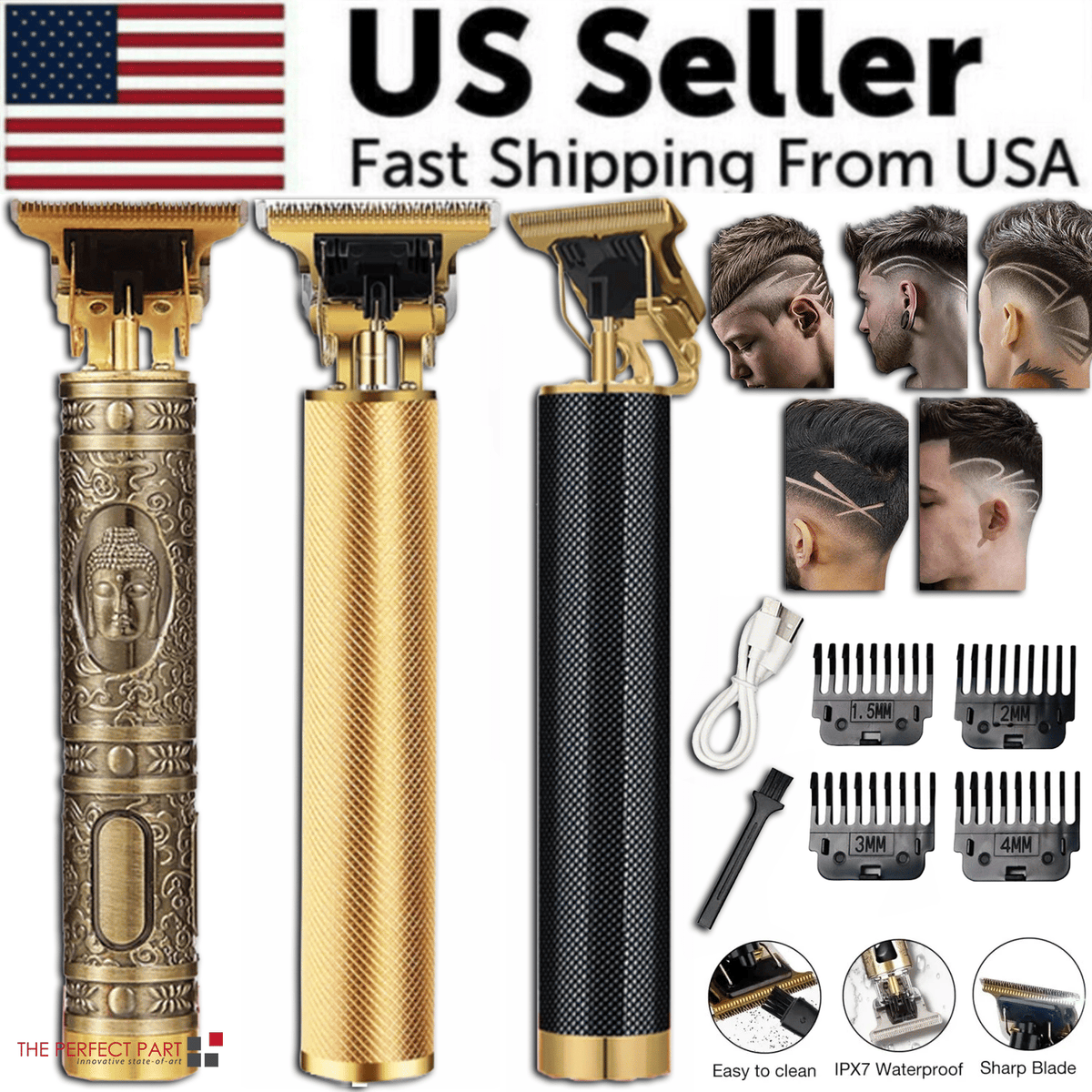 Professional Hair Clippers Trimmer Cutting Beard Cordless Barber Shaving Machine-Professional Hair Clippers Trimmer Cutting Beard Cordless Barber Shaving Machine