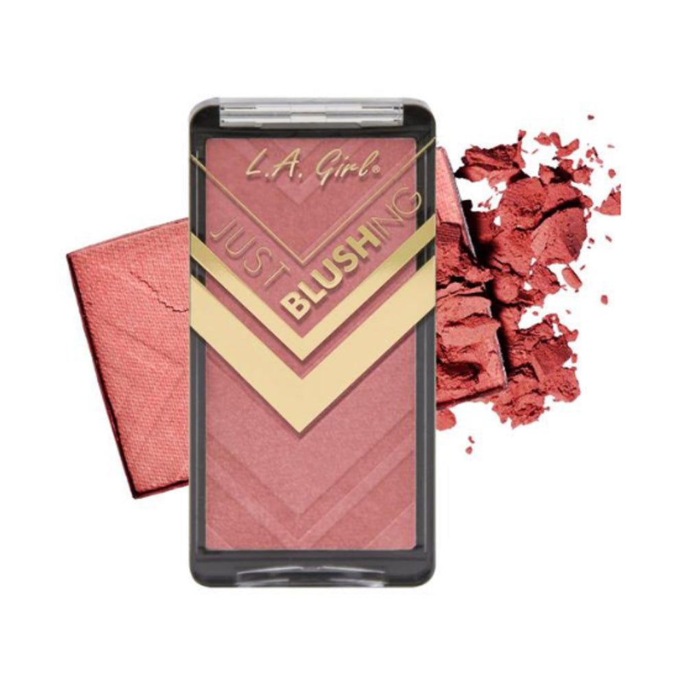 LA GIRL Just Blushing Powder Blush-LA GIRL Just Blushing Powder Blush