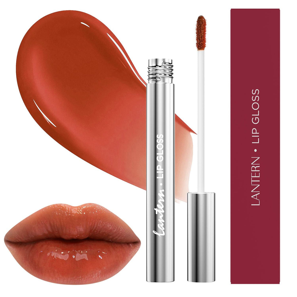 Long-Lasting Hydrating Lip Gloss, Moisturizing Non-Sticky Lip Tint with Hyaluronic Acid for Plumping Finish-Long-Lasting Hydrating Lip Gloss, Moisturizing Non-Sticky Lip Tint with Hyaluronic Acid for Plumping Finish