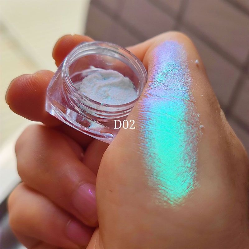 MultiChrome Shifting Pigments Chameleon Eyeshadow Duochrome Chameleon Eyeshadow Infinite Chrome Shining Eyeshadow Net 0.2g-MultiChrome Shifting Pigments Chameleon Eyeshadow Duochrome Chameleon Eyeshadow Infinite Chrome Shining Eyeshadow Net 0.2g