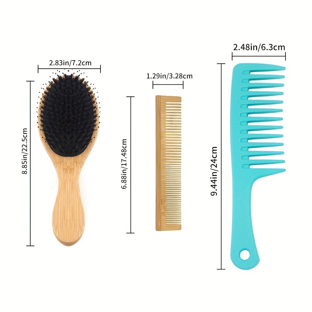 Hairdressing Comb Portable Detangling Hair Brush Fine Tooth Comb Wide Tooth Comb For Barber Salon Home Use-Hairdressing Comb Portable Detangling Hair Brush Fine Tooth Comb Wide Tooth Comb For Barber Salon Home Use