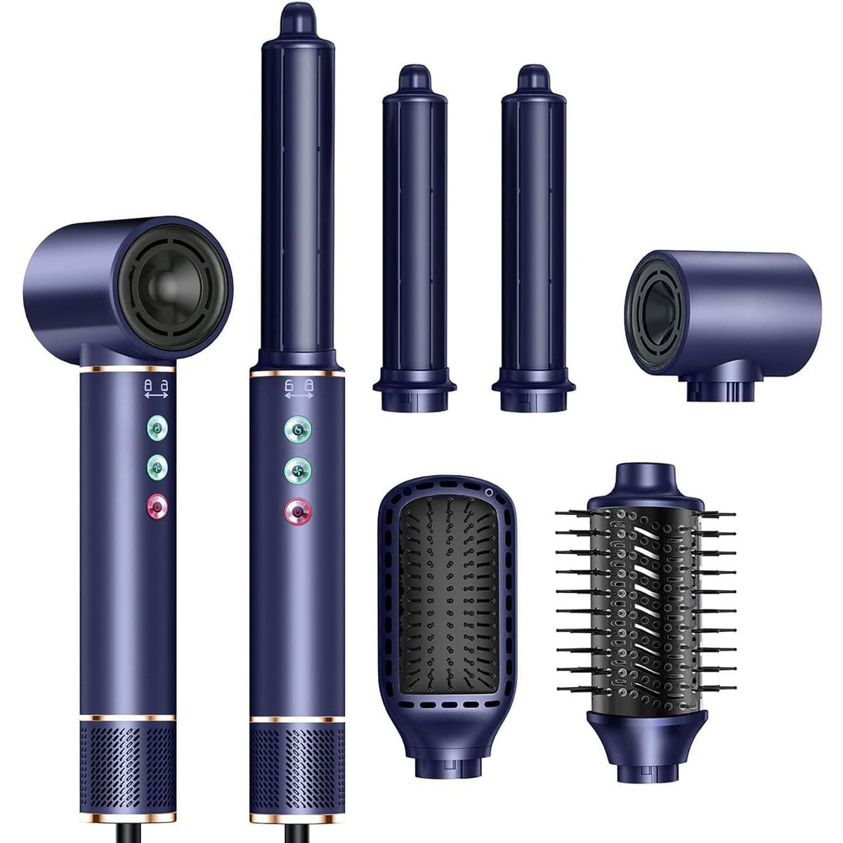 Professional Hair Dryer Brush 110000RPM High Speed Hair Dryer 5 In 1 Hair Styler Hot Air Brush Negative Ions Blow Dryer Brush Automatic Curling Iron Air Curler-Professional Hair Dryer Brush 110000RPM High Speed Hair Dryer 5 In 1 Hair Styler Hot Air Brush Negative Ions Blow Dryer Brush Automatic Curling Iron Air Curler