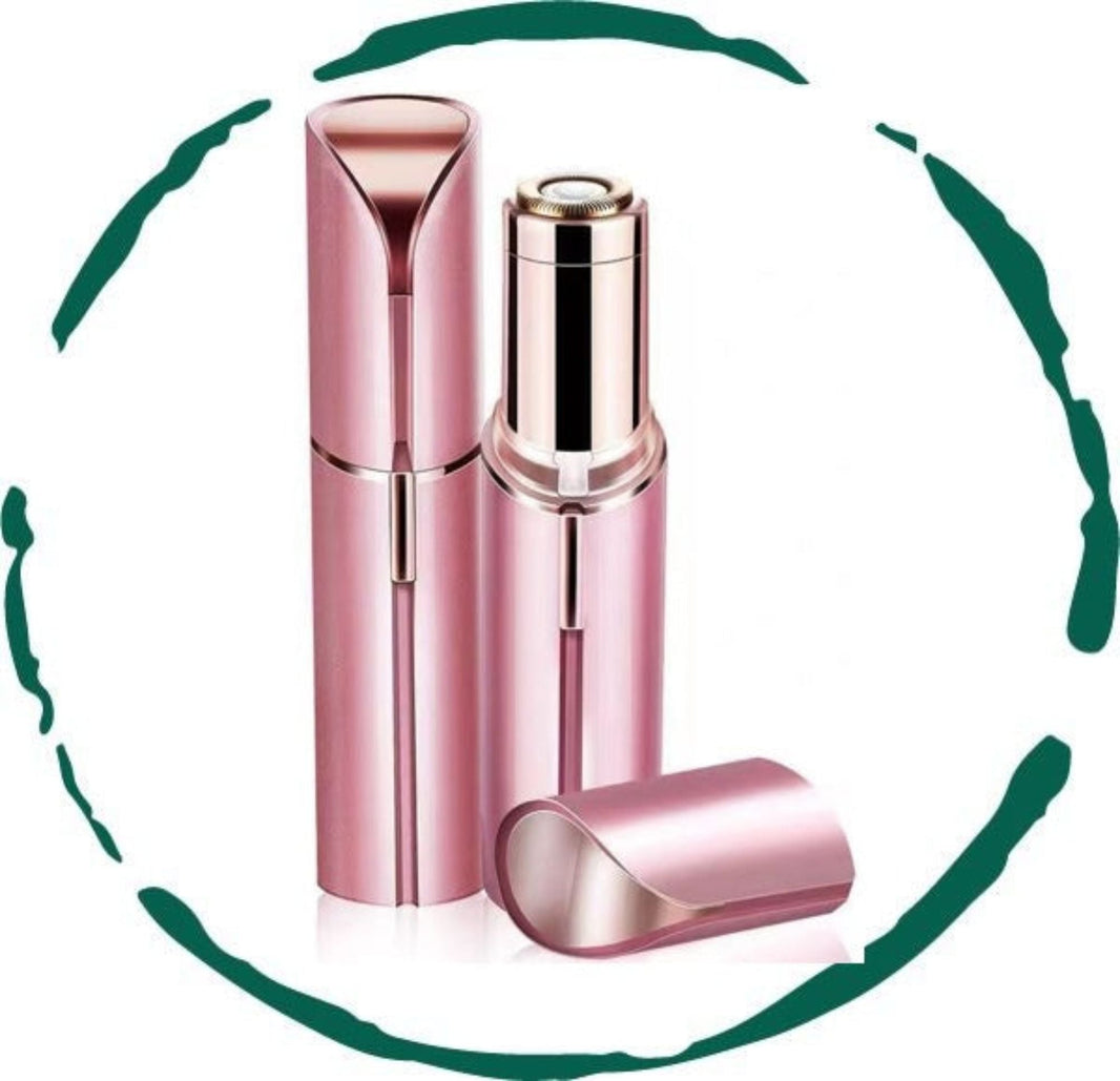 Facial Hair Remover for Women - Painless Portable Lipstick Shaver with LED Light & Stainless Steel Blades, Rechargeable USB Epilator for Lip, Chin, Cheek & Peach Fuzz-Facial Hair Remover for Women - Painless Portable Lipstick Shaver with LED Light & Stainless Steel Blades, Rechargeable USB Epilator for Lip, Chin, Cheek & Peach Fuzz
