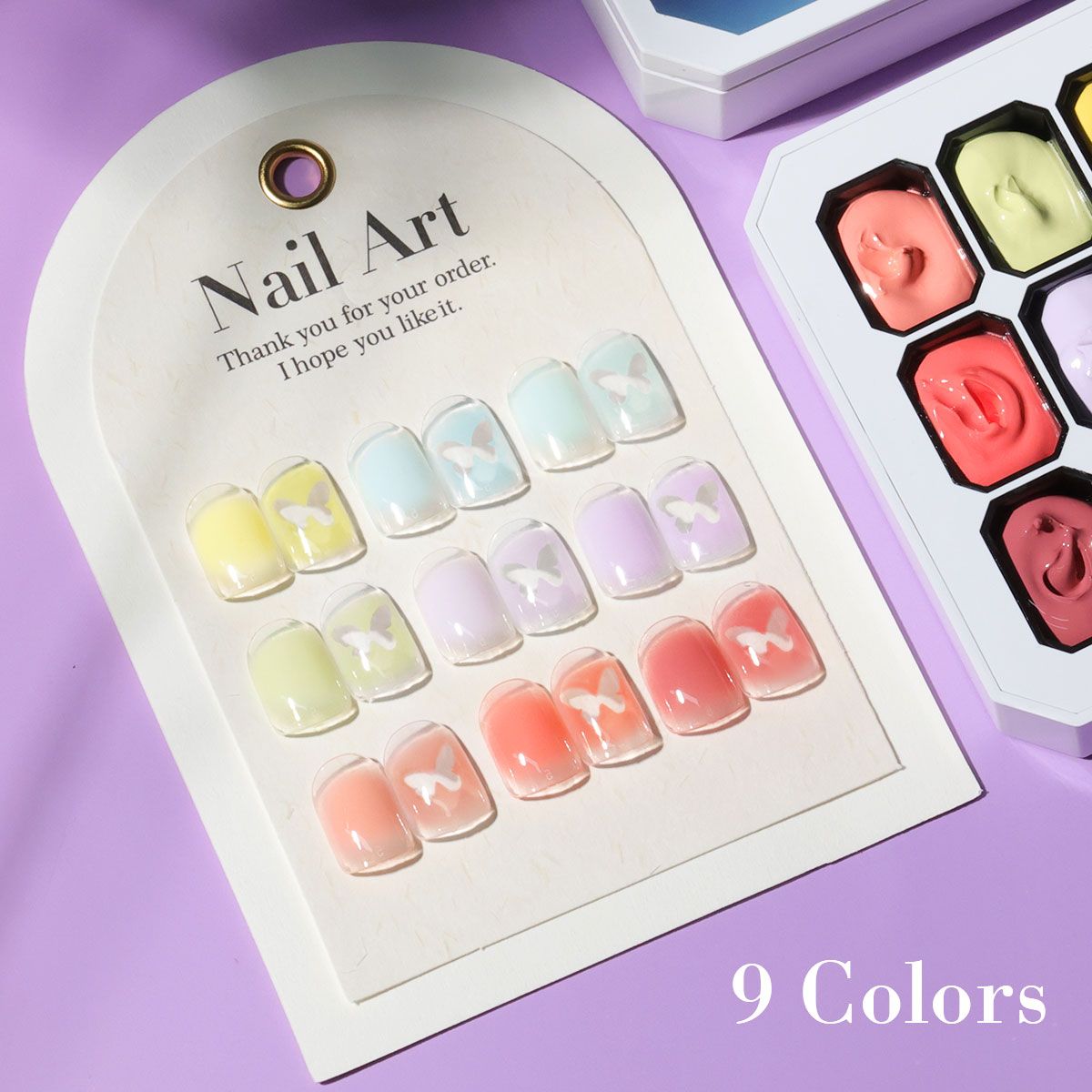Limegirl Gradient Painting Gel, 9 Bright Colors Ombre GelNail Polish for Pigment Pat Nails Nails French ManicureSoak Off UV Set-Limegirl Gradient Painting Gel, 9 Bright Colors Ombre GelNail Polish for Pigment Pat Nails Nails French ManicureSoak Off UV Set