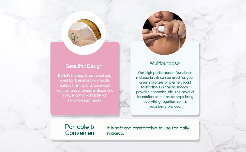 Premium Foundation Makeup Brush – Dense Synthetic Bristles for Flawless Liquid, Cream, & Powder Blending – Ergonomic Liquid Foundation, Face Concealer, & BB Cream Cosmetic Face Blender Brush-Premium Foundation Makeup Brush – Dense Synthetic Bristles for Flawless Liquid, Cream, & Powder Blending – Ergonomic Liquid Foundation, Face Concealer, & BB Cream Cosmetic Face Blender Brush