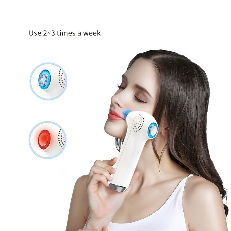1pc Blackhead Remover Pore Vacuum Hot & Cold Compress; Blackhead Remover Pore Vacuum; Upgraded Facial Pore Cleaner-1pc Blackhead Remover Pore Vacuum Hot & Cold Compress; Blackhead Remover Pore Vacuum; Upgraded Facial Pore Cleaner
