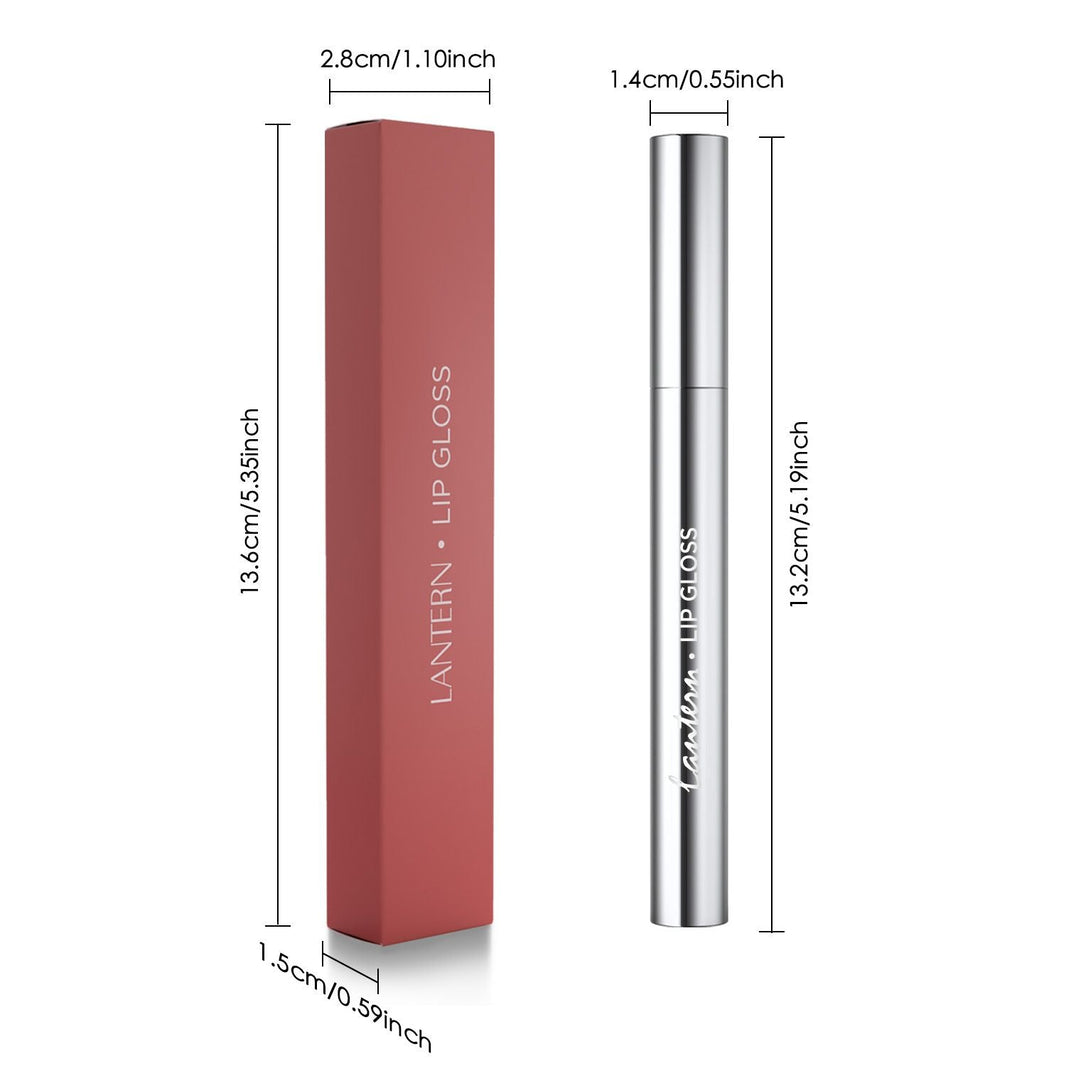 Long-Lasting Hydrating Lip Gloss, Moisturizing Non-Sticky Lip Tint with Hyaluronic Acid for Plumping Finish-Long-Lasting Hydrating Lip Gloss, Moisturizing Non-Sticky Lip Tint with Hyaluronic Acid for Plumping Finish