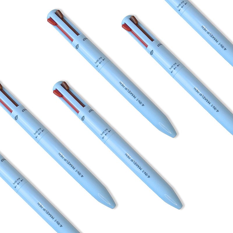 4 Color Lip Liner Highlighter Eyeliner And Eyebrow Pencil 4in1 makeup pen-4 Color Lip Liner Highlighter Eyeliner And Eyebrow Pencil 4in1 makeup pen