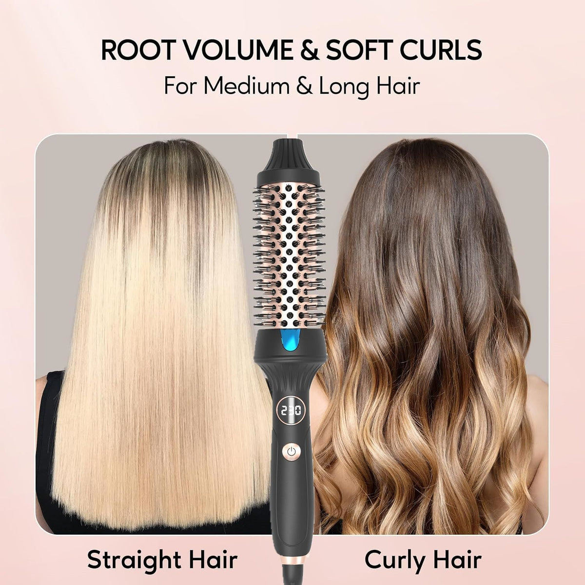 Thermal Brush Ceramic Hair Curler Comb 3 in 1 Thermal Curling Wand Double PTC Curling Brush Travel Hair Curler Combs Anti Scalding Curling Iron Ionic Hair Curler Straightener-Thermal Brush Ceramic Hair Curler Comb 3 in 1 Thermal Curling Wand Double PTC Curling Brush Travel Hair Curler Combs Anti Scalding Curling Iron Ionic Hair Curler Straightener